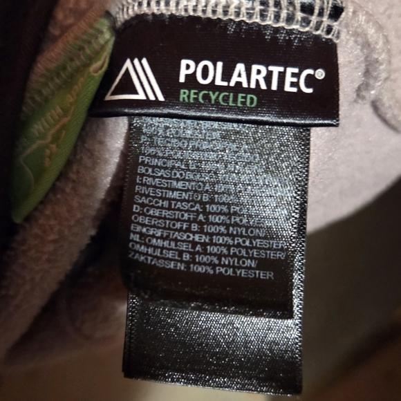 The North Face Purple & Black Aztec Polartec Full Zip Fleece Jacket Size Medium - Picture 8 of 8